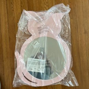 BIG Vintage new Pink Cat mirror adorable